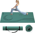 Large Yoga Mat, 72"x40"x0.4"Thick, Extra Wide Exercise Mat, Oversized Non Slip Workout Mat with Strap for Yoga, Pilates, Fitness, Home Gym Studio
