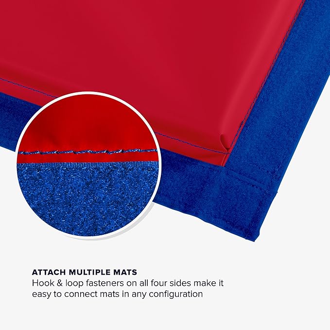 We Sell Mats - 4 ft x 6 ft x 2 - Personal Fitness & Exercise Mat for Home Workout - Lightweight and Folds for Carrying – All Purpose Gym Mat – Thick Mat for Yoga, Pilates, Stretches, Floor Exercises