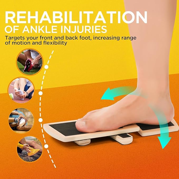 Wooden Foot Stretcher, One-Legged Balance Trainer, Ballet Balance Board, Wooden Ankle And Foot Strengthening Balance Board
