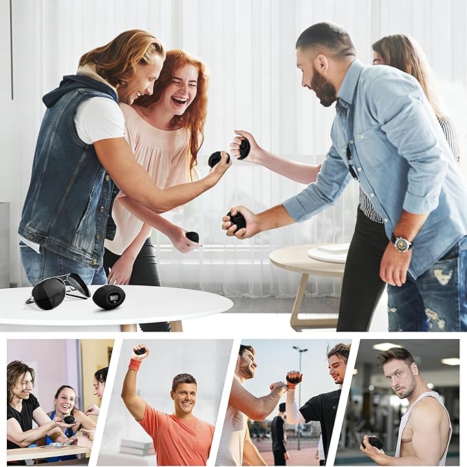 Hand Grip Strengthener, Rechargeable Digital Grip Strength Trainer with LCD Display Up to 220lbs/100kg, Silicone Hand Exercise Ball for Forearm Finger Training & Stress Relief, for Adults and Kids