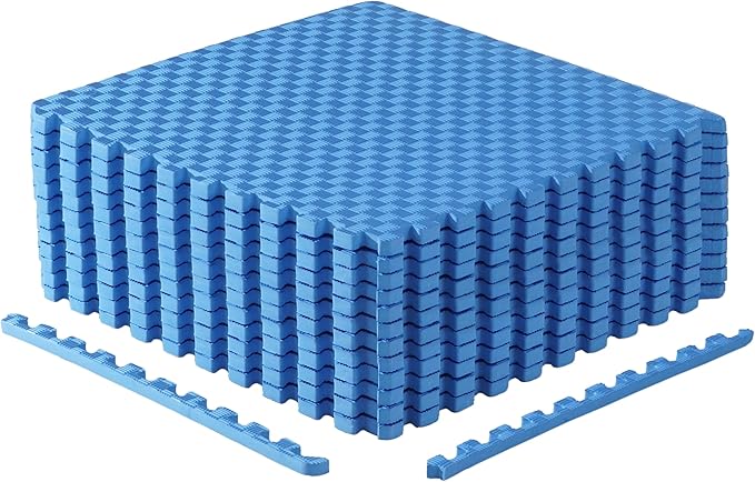 CAP Puzzle Exercise Mats | 3/4” Thick EVA Interlocking Foam Tiles for Home Gym Flooring | Multiple Options