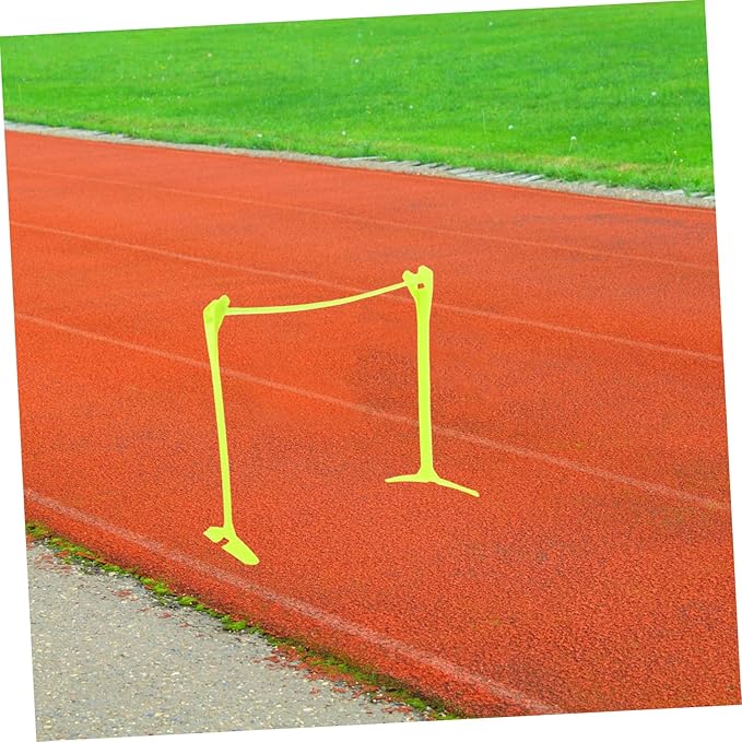 UPKOCH Speed Hurdle: Adjustable Height Speed Hurdle Soccer Training Tool - Plastic Foldable Agility Equipment for Football Athletic Agility Drills