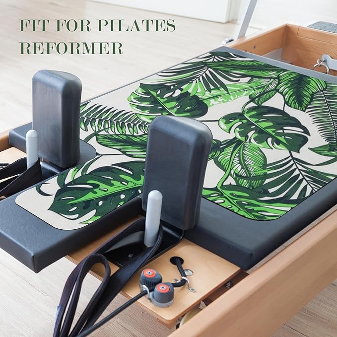 Pilates Reformer Machine Mat, Non Slip Pilates Reformer Cover Lightweight Foldable Washable Pilates Reformer Mat for Gym Fitness
