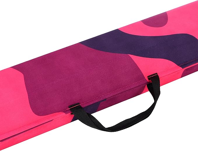 Artistic Gymnastics Beam for Home - 210/240/270/300 - Amazing Balance Equipment for Kids at Home - Faux Suede, High Density EVA Foam - Carrying Straps