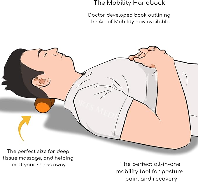 Peanut Massage Ball - Double Lacrosse and Peanut Ball Therapy | Trigger Point Deep Tissue Exercise | Back Muscle Foam Roller for Myofascial Release | Suboccipital Spine Device - Pressure Point