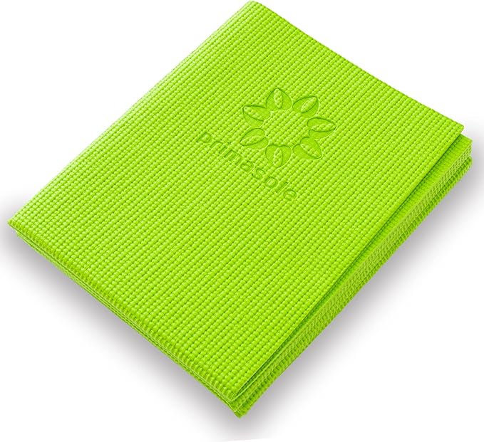 Primasole Folding Yoga Travel Pilates Mat Foldable Easy to Carry to Class Beach Park Tear resistant Travel Picnics 4mm Thick 9 Colors