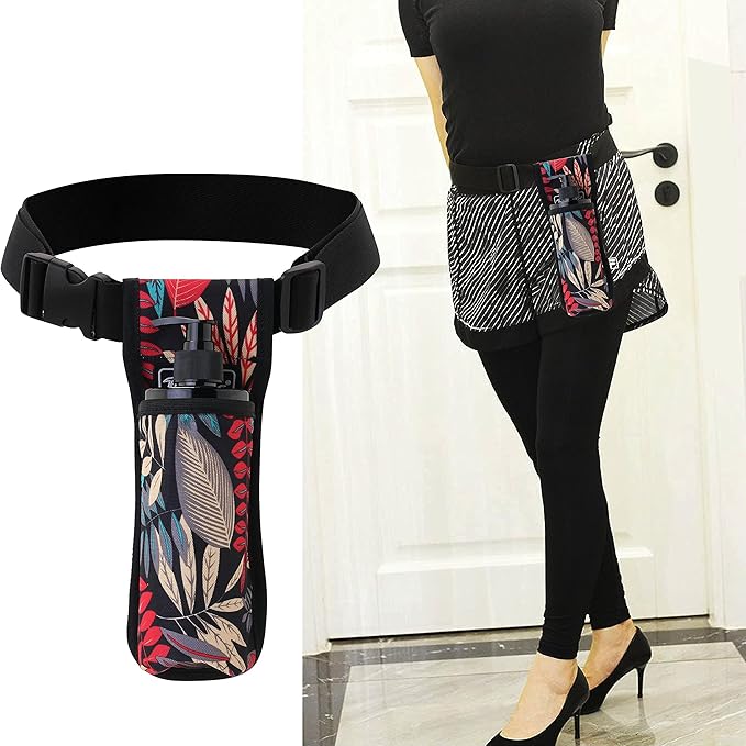 Massage Bottle Bag Massage Oil Holster Lotion Holster Massage Therapist Massage Oil Holster Massage Lotion (TH1kd-DaShuYe)