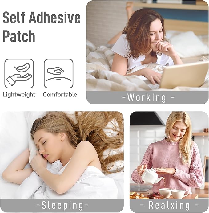 108 Pcs Disposable Castor Oil Patches for Belly Button,White Castor Oil Pack Belly Wrap Cover