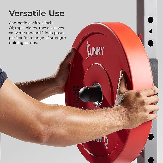 Sunny Health & Fitness Power Cage Squat Rack Upgrade Attachments, Dip Bar, Plate Bar Holder, Belt Squat, J Hook, Lat, Adapter, U Ring, Pull Up Bar, Landmine, Captain's Chair, Tricep Rope For Home Gym