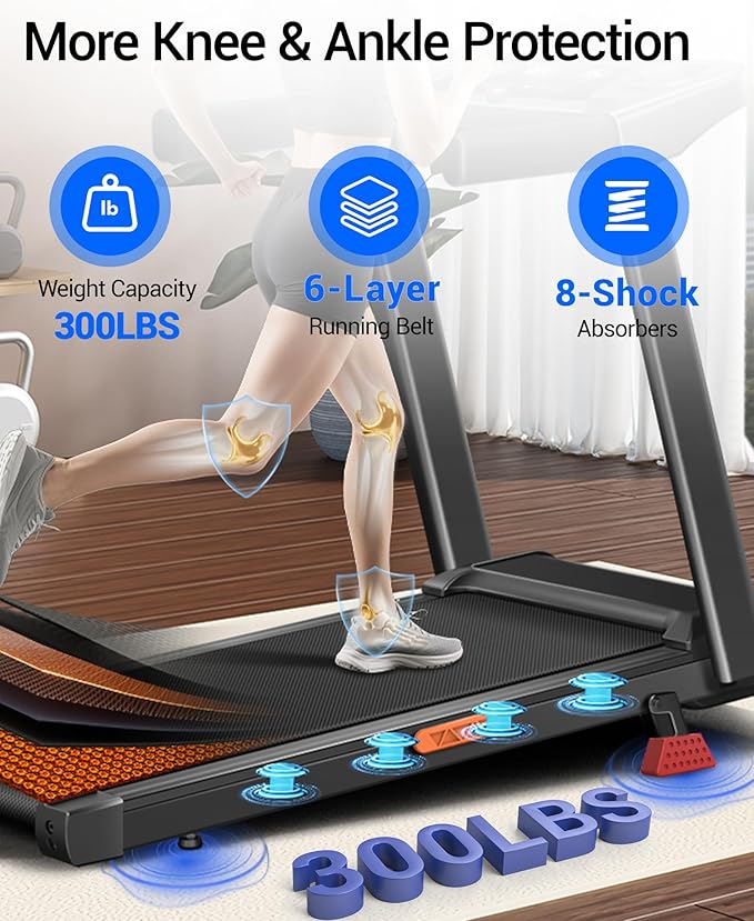 Treadmill with 15% Incline, 3-in-1 Portable Treadmills for Home and Office, Foldable Treadmill with Handles, 3.0HP Quiet Brushless Walking Pad Treadmill with Triple Display,300 LBS Weight Capacity