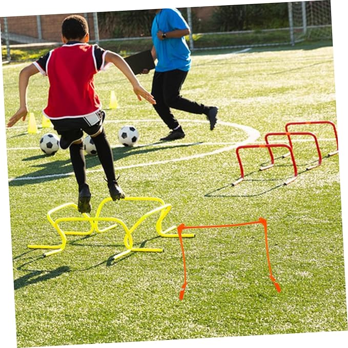 VANZACK Wear-Resistant Speed Hurdles Multi-Level Plastic Hurdle for Soccer Football Training