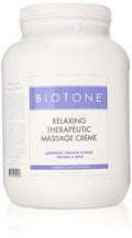 Biotone Relaxing Therapeutic Massage Cream, 1 Gallon (128 Ounce)