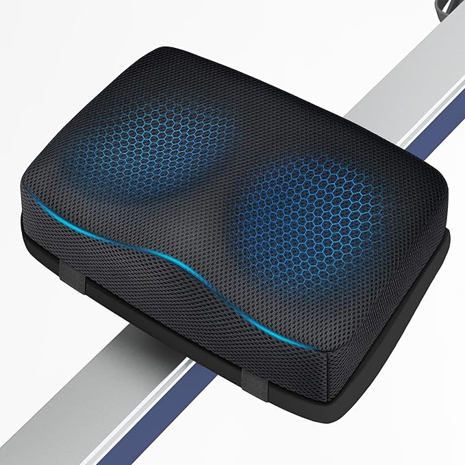 Rowing Machine Seat Cushion, Rower Machine Pad with Memory Foam, Rowing Machines Seat Cushion Compatible Most Row Machine, Rowing Accessories