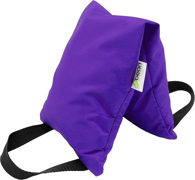 Yoga Sand Bags for Working Out - Reinforced Nylon Fabric Exercise Weight Bag with Double Handles for Secure Grip - Weighted Fitness Equipment for Yoga, Pilates & Training - Made in USA, 10 lbs