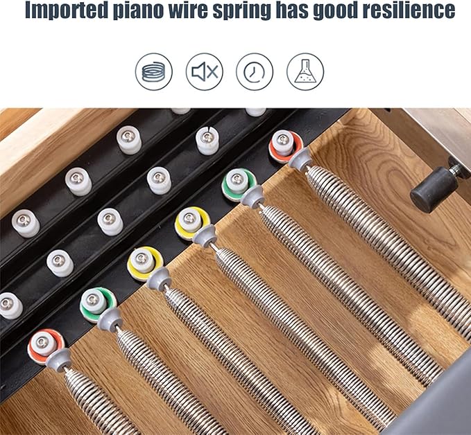 Pilates Core Bed, Yoga Private Training Core Training Sliding Bed, Gym Commercial Oak Aerobic Fitness Equipment,