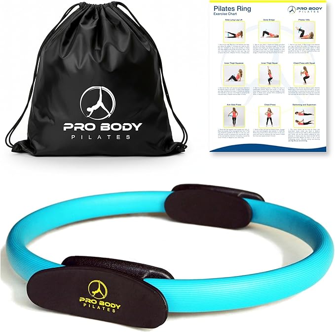 ProBody Pilates Fitness Circle – 14 Inch Pilates Ring for Focusing on Toning Inner Thighs, Arms, and Core