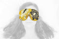 Handmade Weighted Sleep Eye Mask Yoga Pillow - Flax Seed Fill - Lavender Scented - Golden Botanic - TEMFL-GB