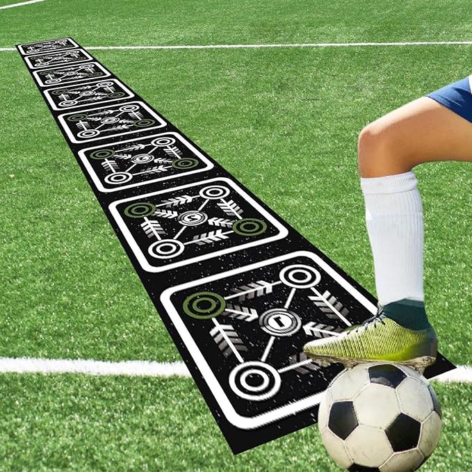 Agility Ladder Mat Pad Anti Slip Foldable Baseball Soccer Basketball Footwork Practice Speed Training Equipment for Exercise