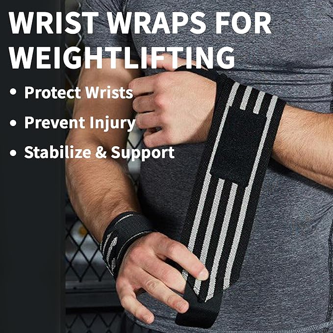 Parallettes Bars, Wooden Push Up Bars with Wrist Wraps for Men & Women, Handstand Training Bars for Home Gym, Non-Slip Calisthenics Equipment, 440lbs Durable Floor Push Up Handles