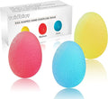 Hand Squeeze Stress Balls Set with Carry Bag 3 Resistance, Finger Wrist Arthritis Therapy Rehab Exerciser, Carpal Tunnel, Stroke Rehabilitation Equipment