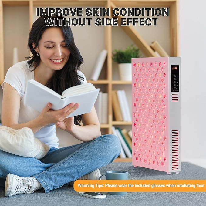 GarveeHome Red Light Therapy Device Base, RT 500/1000 Red Light Therapy Device 100/150 Beads LEDs Base for Red Light Therapy for Face and Body(Only Base)