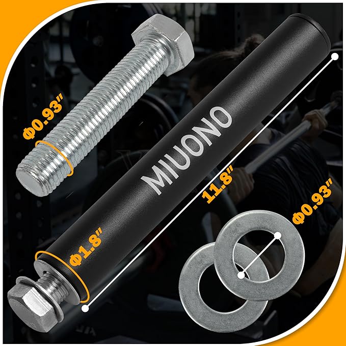 Weight Plate Holder, Power Rack Attachments for Olympic 2-Inch Weight Plate Storage, Fits 2x2, 2x3, 3x3 Power Cages with 1" or 5/8" Holes