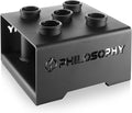 Philosophy Gym Vertical Barbell Holder - 5 Bar Storage Stand for 2" Olympic Bars