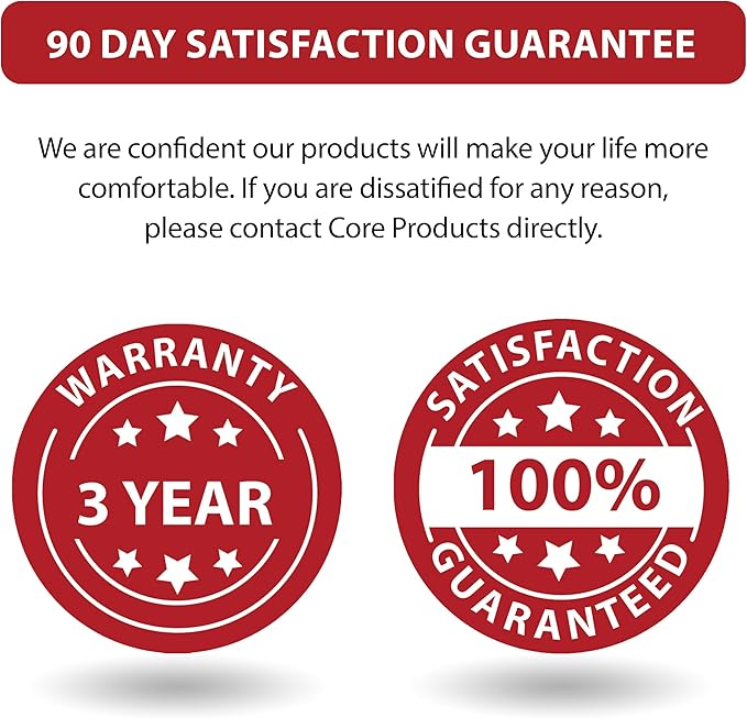 Core Products Jeanie Rub Variable Speed Massager, Deep Tissue Back Massager for Pain Relief, Body Massager for Shoulder Massage, Lumbar, Neck, Lower Back & Cellulite Massage