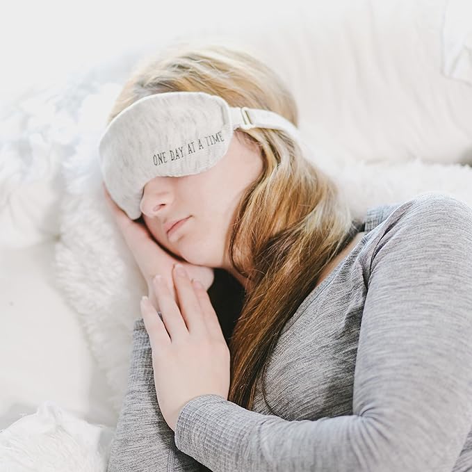 Pavilion Gift Company Women's Adjustable Strap Eye Pillow, Gray, One Size Fits Most