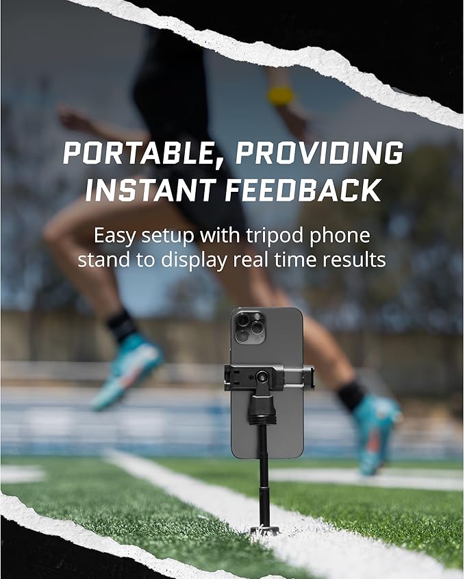 SKLZ Hyper Speed Athletic Training System – Wearable Sports Technology with Integrated Training Videos for Speed, Agility, and Vertical Jump Enhancement, Includes Tripod Phone Stand