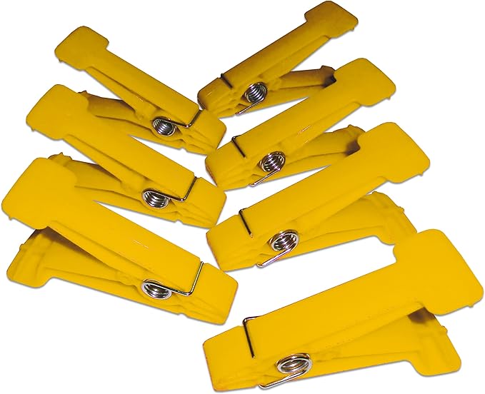 Rehabilitation Advantage Resistive Pinch Pin Hand Exercisers (Set of 7), Yellow