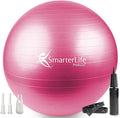 SmarterLife Exercise Ball Yoga Ball for Fitness, Balance, Stability, or Pregnancy, Gym Ball for Core Workout, Physical Therapy, Yoga Ball Chair for Office, Anti-Slip Anti-Burst