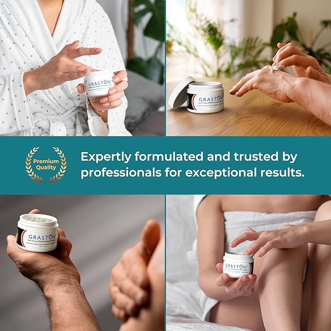 Graston Technique Vitamin E Enriched Emollient Cream - 4oz Jar, Ideal for IASTM Massage Lotion & Massage Cream, Perfect Vitamin E Cream for Massage and Physical Therapy, 1-Pack