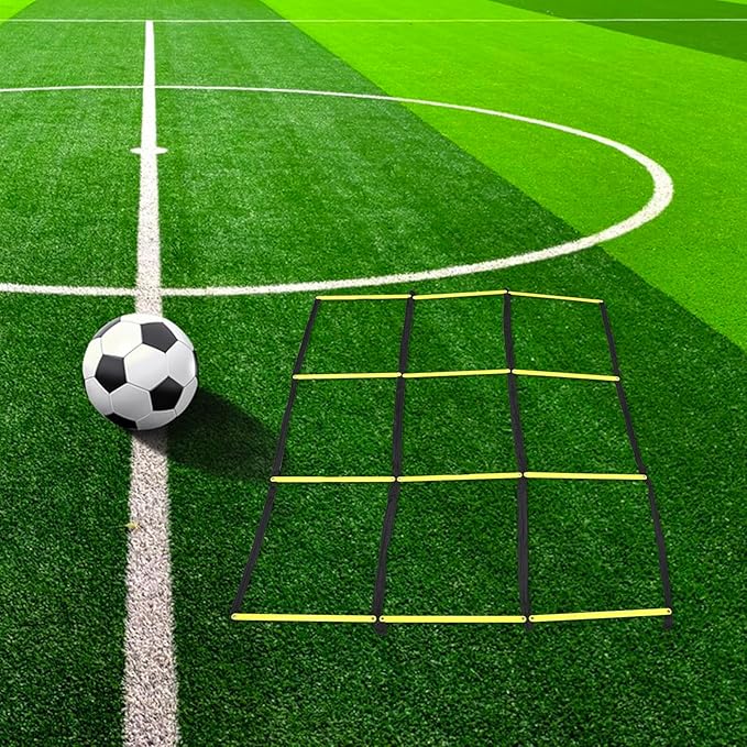 Agility Ladder for Football Speed Training Portable Foldable Rope Ladder for Sports Fitness for Agility and Footwork Drills