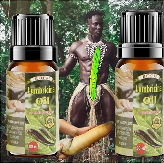 Leech Oil Lumbrica Extra Strength Men Enlargement Oil Leech Oil 1 Pack Men Penis Growth Increase Enlarge Oil, Moisturizing Massage Oil Leech