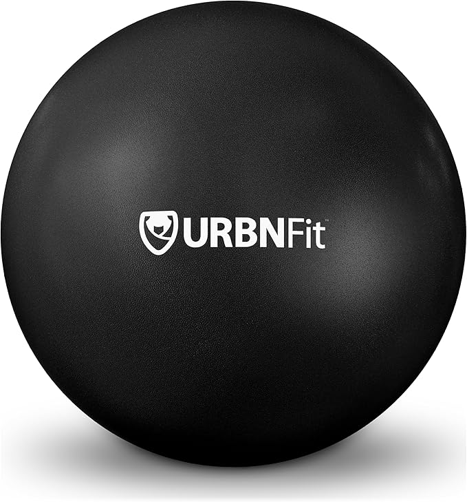 URBNFit Mini Exercise Ball 9” – Small Pilates & Yoga Stability Ball for Core Strength, Balance, Pregnancy & Physical Therapy – Anti-Burst Swiss Ball w/Quick Pump – Home, Office, Gym