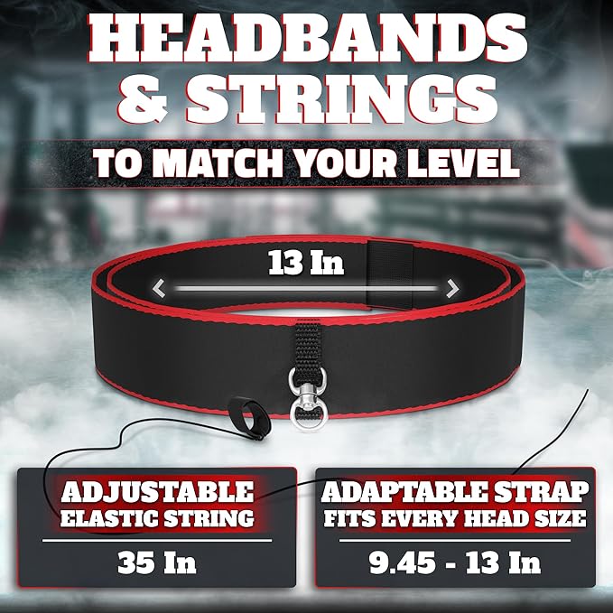 Boxing Reflex Balls Set - 4 Same Weight Color Balls, 2 Adjustable Headbands for Reaction Time Training, Hand-Eye Coordination, Hand Speed and Focus | Beginner to Advanced Drills, Boxing Training Kit