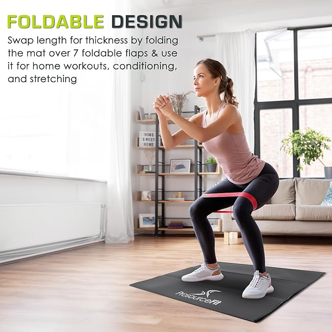 ProsourceFit Exercise Equipment & Treadmill Mat High Density PVC Floor Protector