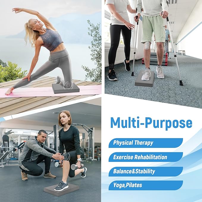 High-Density Balance Pad for Exercise,Non-Slip Foam Mat for Pilates, Fitness,Yoga, Core Training Physical Therapy, Knee Pad for Floor