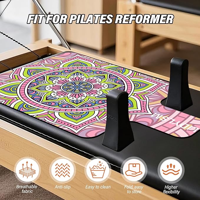 Pilates Reformer Mat-Vitality pilates reformer towel,non-slip,Lightweight,washable,suitable for Home,Pilates studio, Gym Pilates Workout