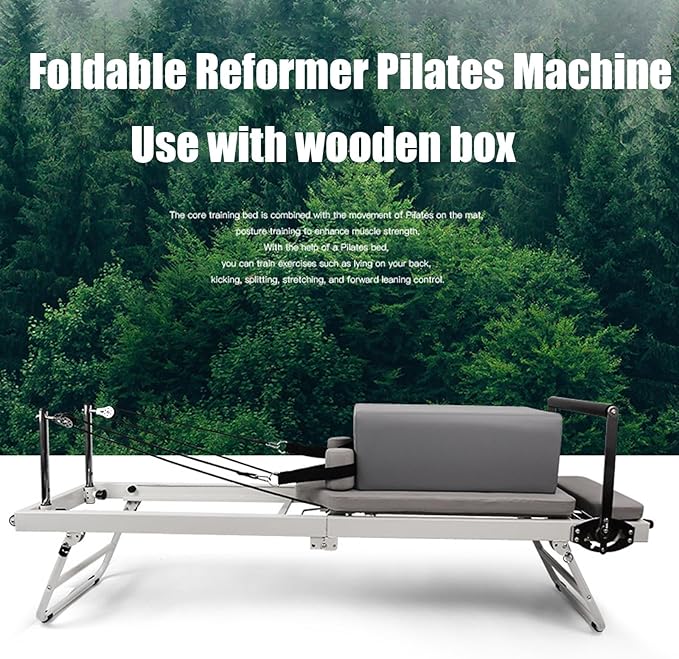 Pilates Box for Reformer Sitting Box for Stamina Stretching Gym Equipment Accessory