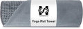 Non Slip Hot Yoga Towel with Grip Dots – Sweat Absorbent Microfiber Yoga Mat Towel for Hot Yoga, Pilates, Bikram & Fitness – 72"x24" Anti-Slip, Quick-Dry, Machine Washable