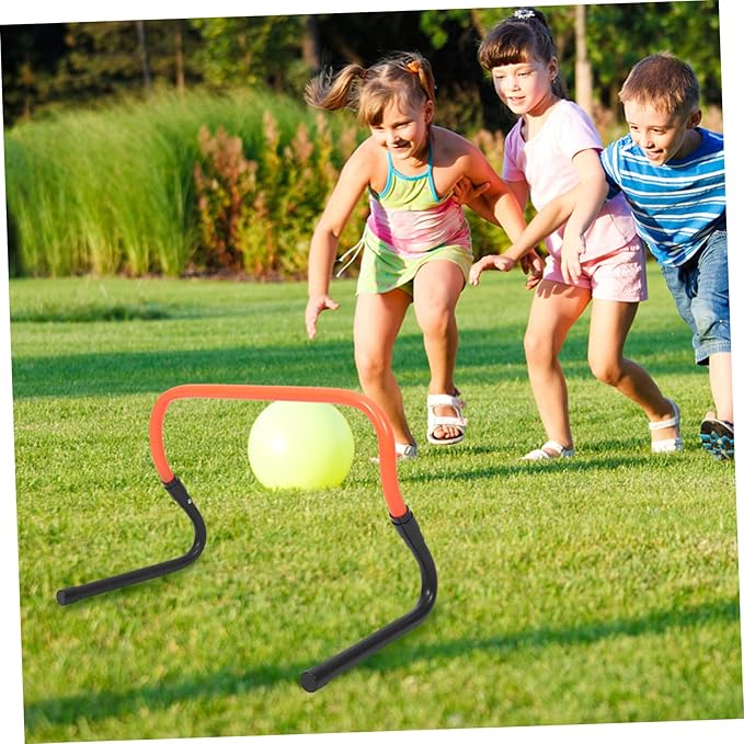 Mikinona Adjustable Height Plastic Speeds Hurdles for Football Training Agility Training Equipment with Stable Base for Soccer and Basketball Drills