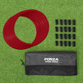 FORZA Agility Rings [12 Pack] | Speed & Agility Training Equipment for Athletes - Available in 10 Colors