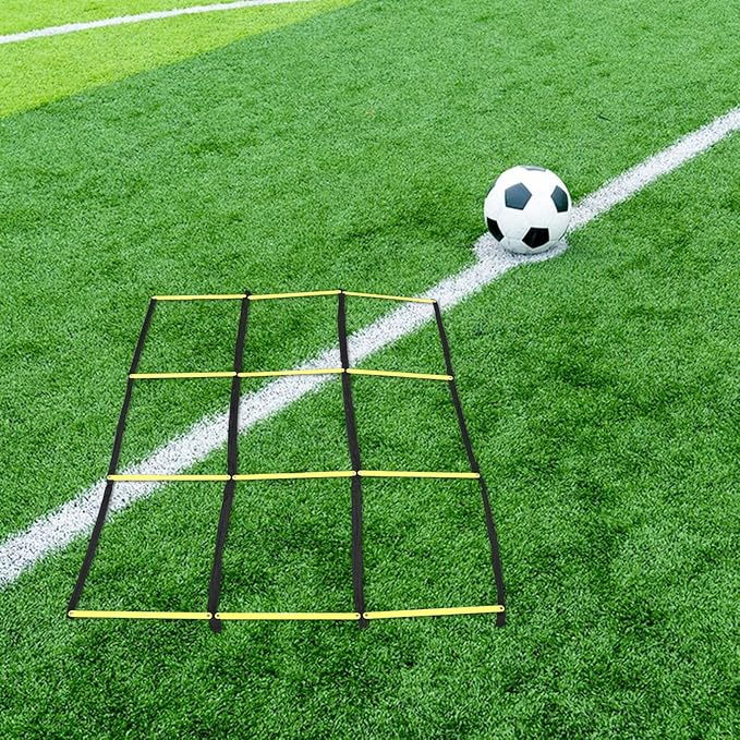 Football Speed Training Ladder and Agility Ladder Tool for Soccer Footwork Drills for Speed and Coordination Training