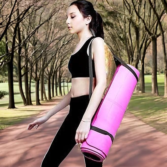 Yoga Mat Straps For Carrying - Yoga Mat Elastic Straps,Adjustable Yoga Carrying Strap Holder Straps,Exercise Mat Carrier Strap,Weight Loss Fitness Binding Rope,Exercise and Fitness Accessories