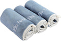 Microfiber Gym Towel Set for Men Women, Super Soft and Quick-Drying Towels for Fitness, Yoga, Cycling, Swimming (Blue, 3 Pack)