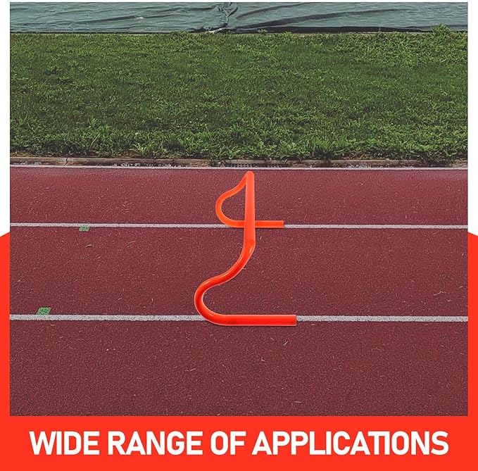 Football Training Hurdle PVC Rack Orange Detachable Speed and Agility Equipment for Outdoor Soccer and Athletic Drills