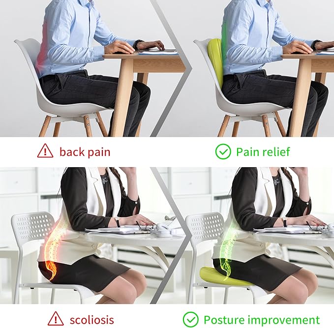 Inflated Wobble Cushion,Circular Non-slip Texture for Comfortable Sitting,Extra Thick Dyna Disc with Pump for Core Strength,Wiggle Seat to Improve Posture,Fitness,660lb Load Capacity