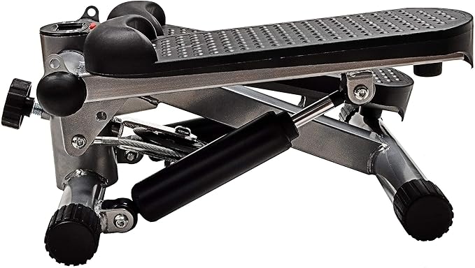 Fitvids Pre-Assembled Adjustable Mini Stepper Stair Stepper Stepping Machine with Resistance Bands